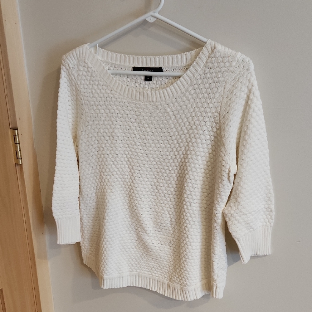 Fever Cream Textured Sweater